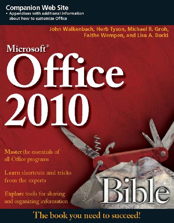 Microsoft Office 2010 Bible