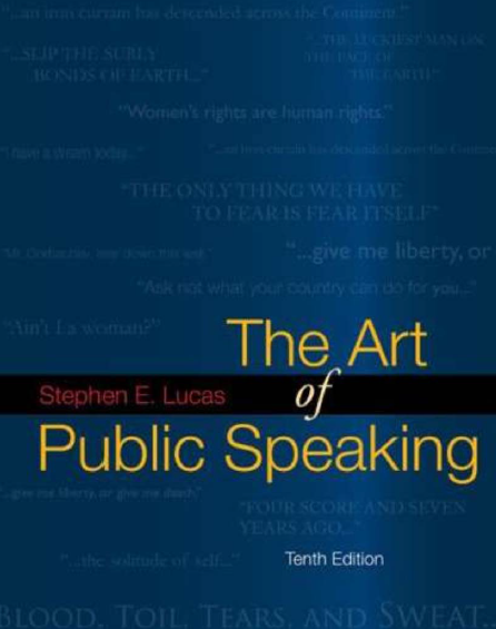 The Art of Public Speaking