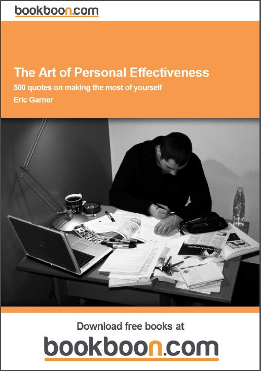 The art of personal effectiveness